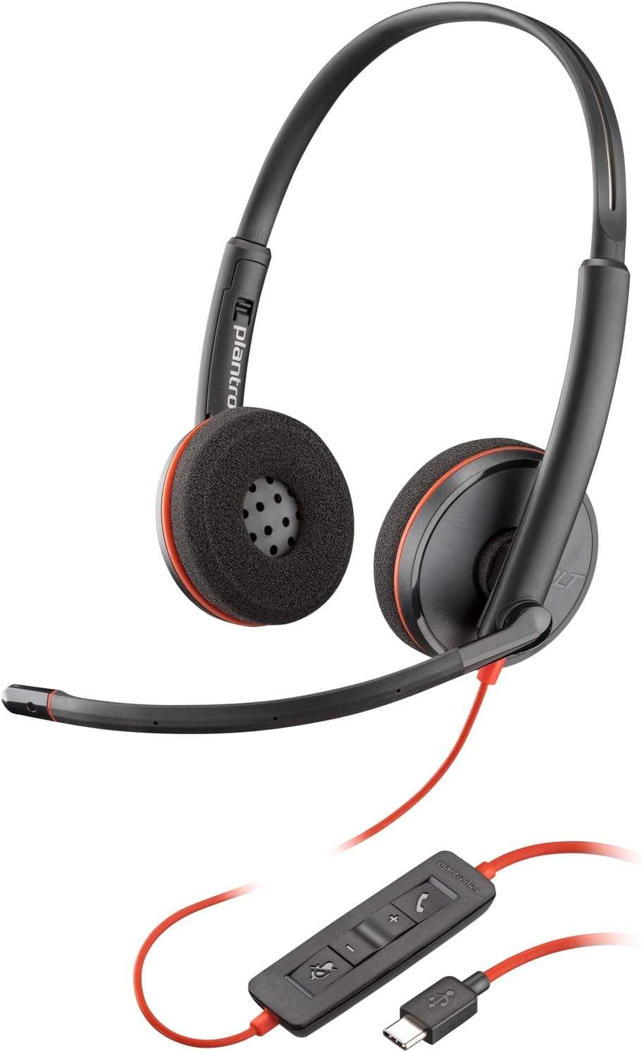 HP Poly Blackwire 3220 Stereo USB-C Headset