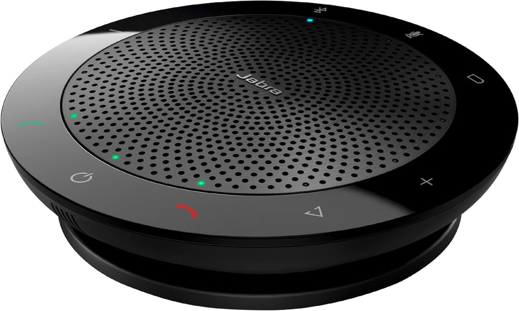 Jabra Speak 510 Speaker Phone - Microsoft Certified Portable Bluetooth Conference Speaker with USB - Connect with Laptops, Smartphones and Tablets, Black